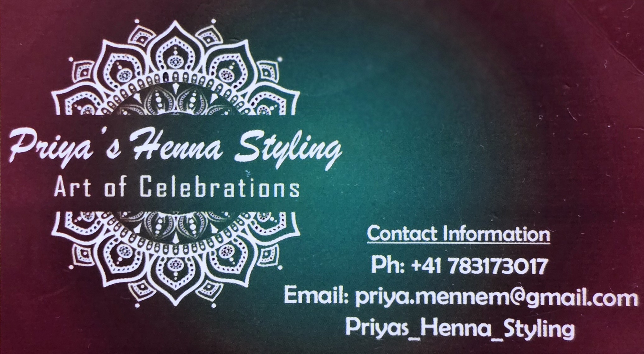Henna Artist